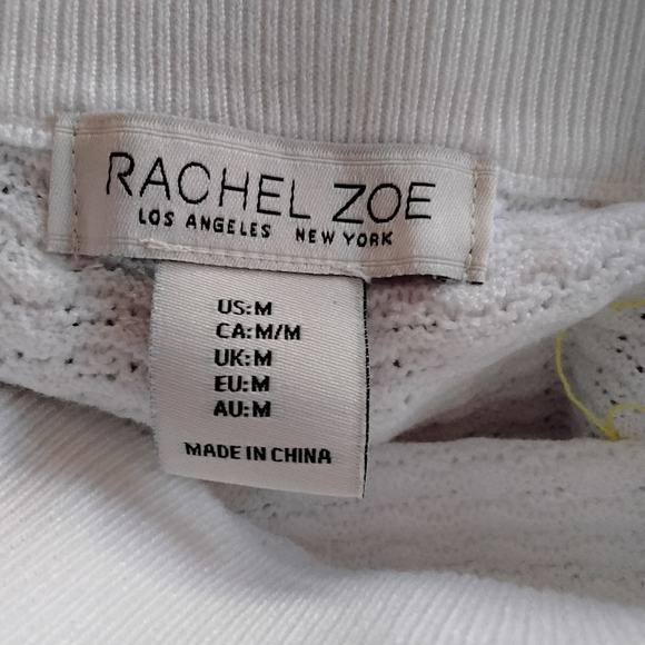 RACHEL ZOE - White Bubble Mini Skirt NWT - Picture 4 of 4